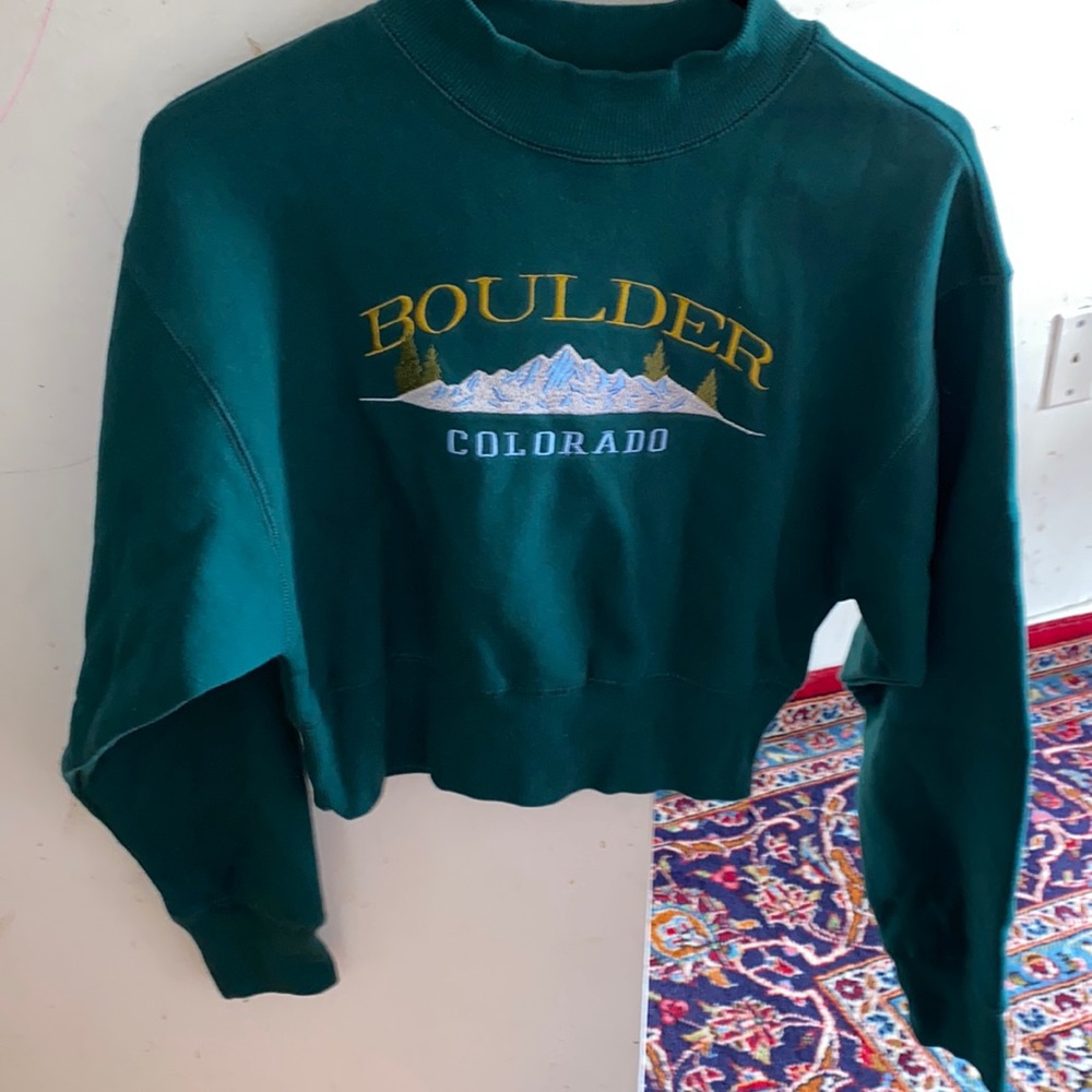 Crop sweater